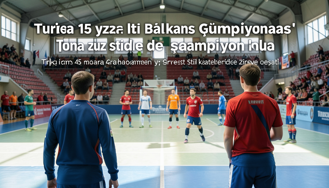 Türkiye 15 yaş altı Balkan Güreş Şampiyonası'nda üç stilde de şampiyon oldu