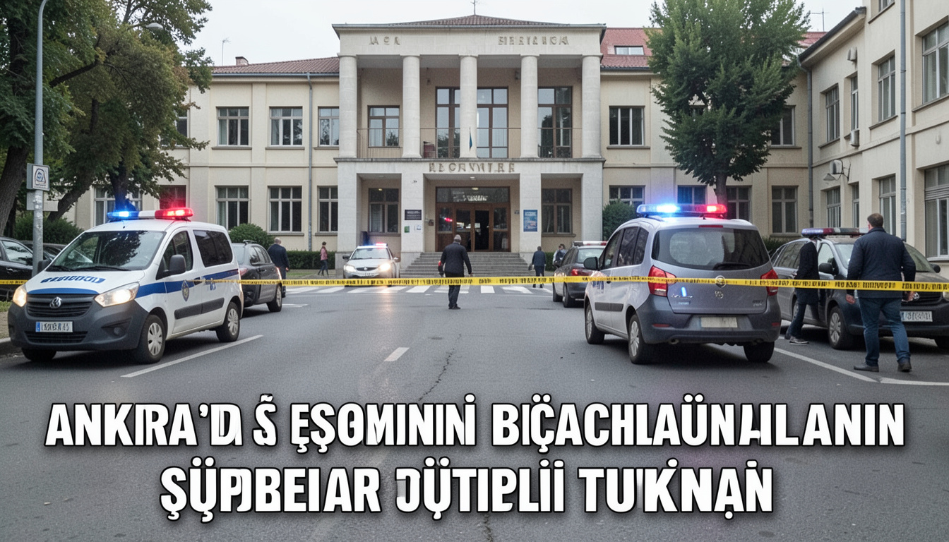 Ankara'da eşini bıçaklayan şüpheli tutuklandı