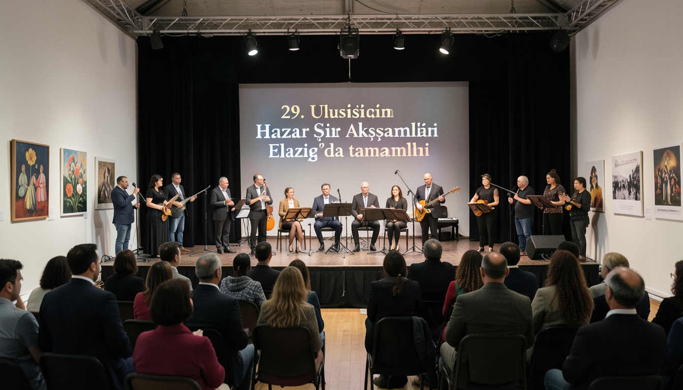 29. Uluslararası Hazar Şiir Akşamları Elazığ'da tamamlandı