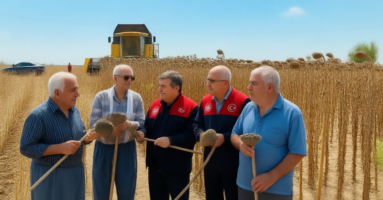 Tarsus'ta ayçiçeği üretiminde 4 bin 485 ton rekolte bekleniyor