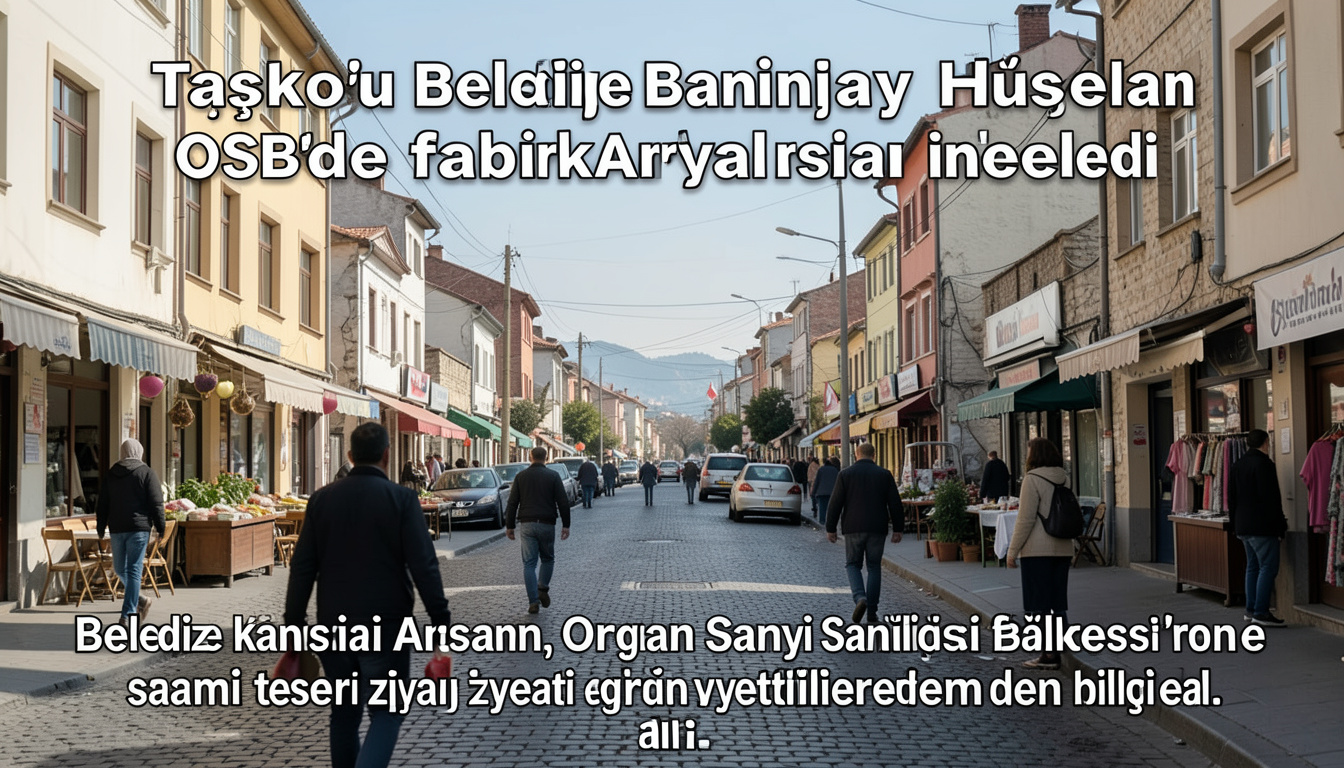 Taşköprü Belediye Başkanı Hüseyin Arslan OSB'deki fabrikaları inceledi