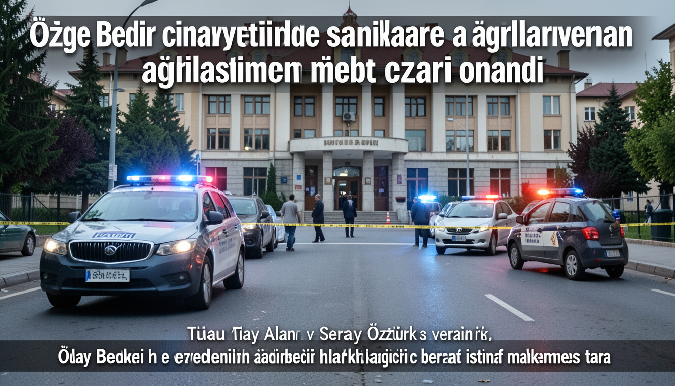 Özge Bedir cinayetinde sanıklara verilen ağırlaştırılmış müebbet cezaları onandı