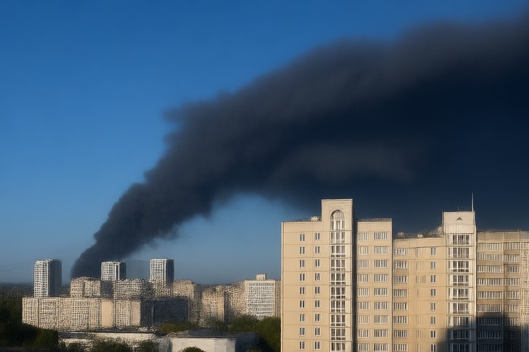 Kiev yakınındaki mühimmat deposuna düzenlenen saldırıda 37 kişi öldü