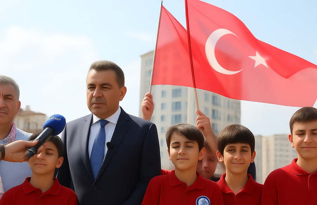 Kastamonu'da öğrenciler Gazzeli çocuklar için uçurtma uçurdu