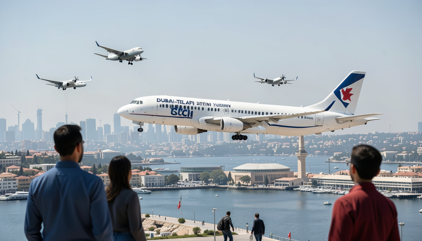 Dubai-Tel Aviv seferini yapan uçakta kaçırılma kodu alarmı verildi