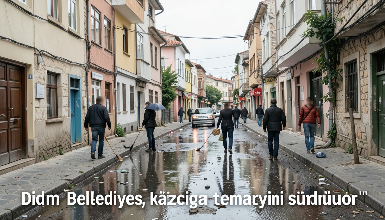 Didim Belediyesi yağışlar öncesi mazgal temizliği çalışmalarını sürdürüyor