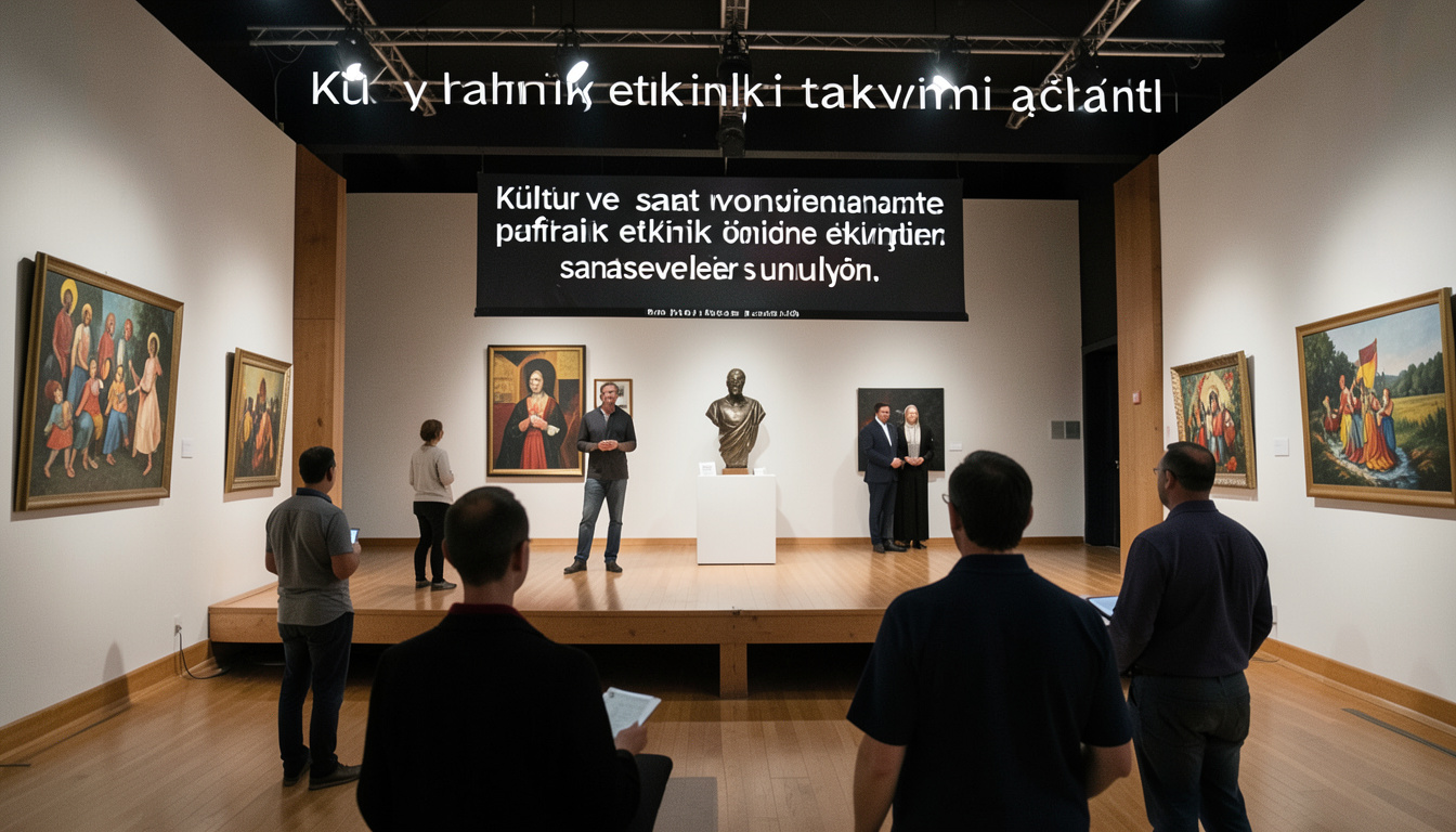Kültür ve sanat dünyasında haftalık etkinlik takvimi açıklandı