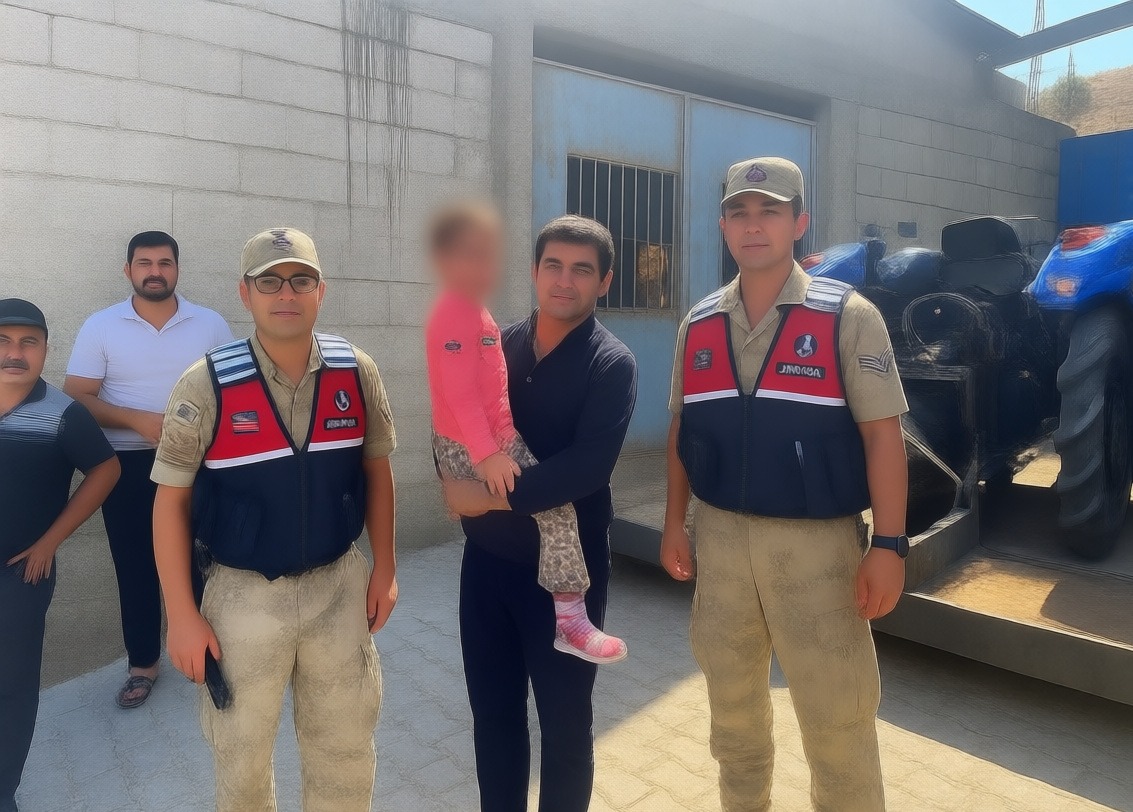 Kilis'te kaybolan down sendromlu çocuk dron desteğiyle bulundu