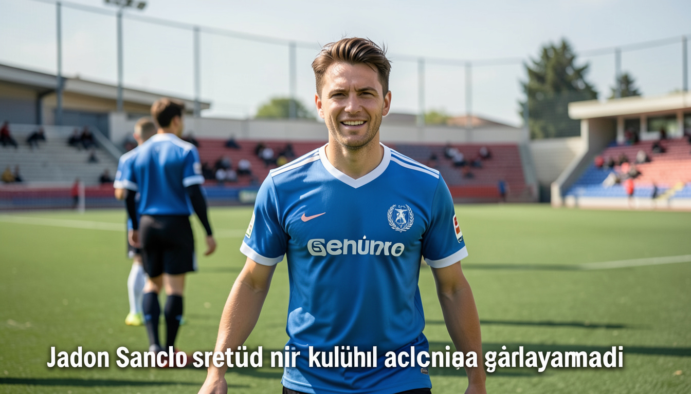 Jadon Sancho serbest statüde yeni bir kulüple anlaşma sağlayamadı