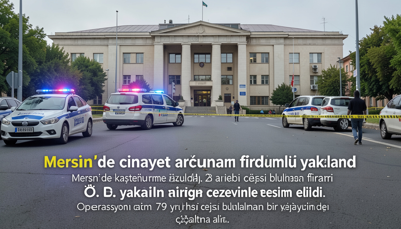 Mersin'de cinayet suçundan aranan firari hükümlü yakalandı