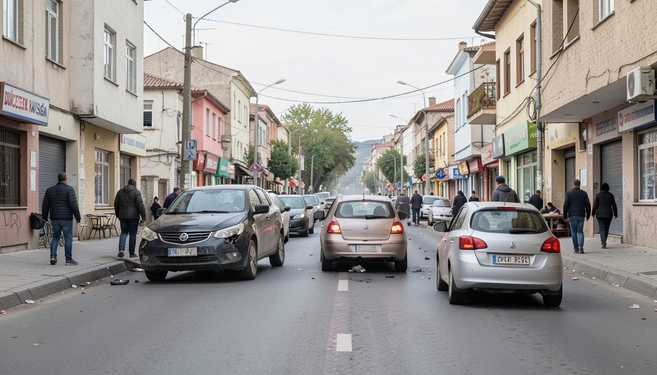Düzce'de motosiklet ile otomobil çarpıştı: 1 yaralı
