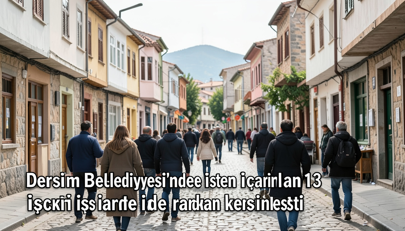 Dersim Belediyesi'nde işten çıkarılan 13 işçinin işe iade kararı kesinleşti