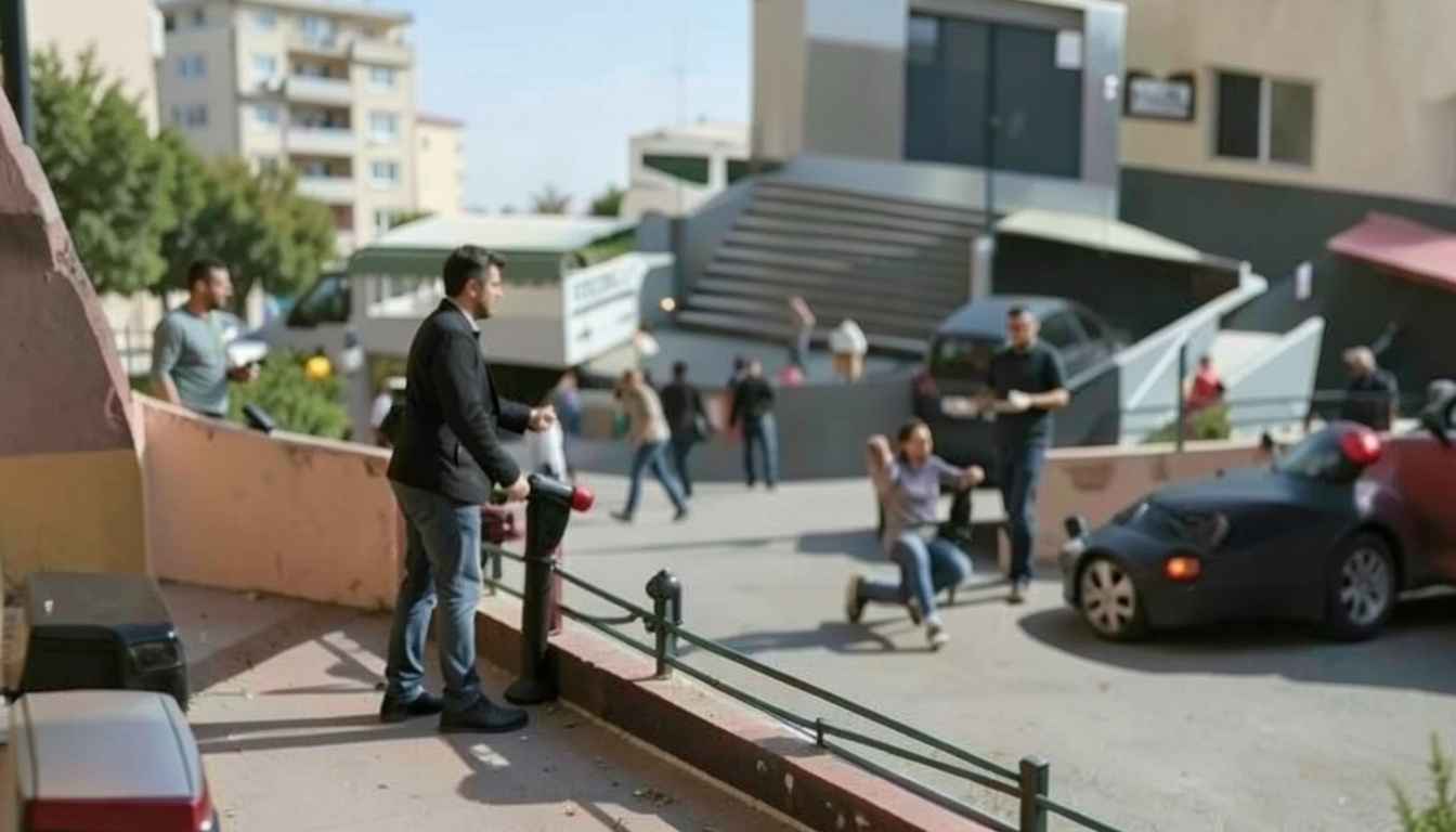 Adana'da WhatsApp tartışması apartman bahçesinde sopalı kavgaya dönüştü