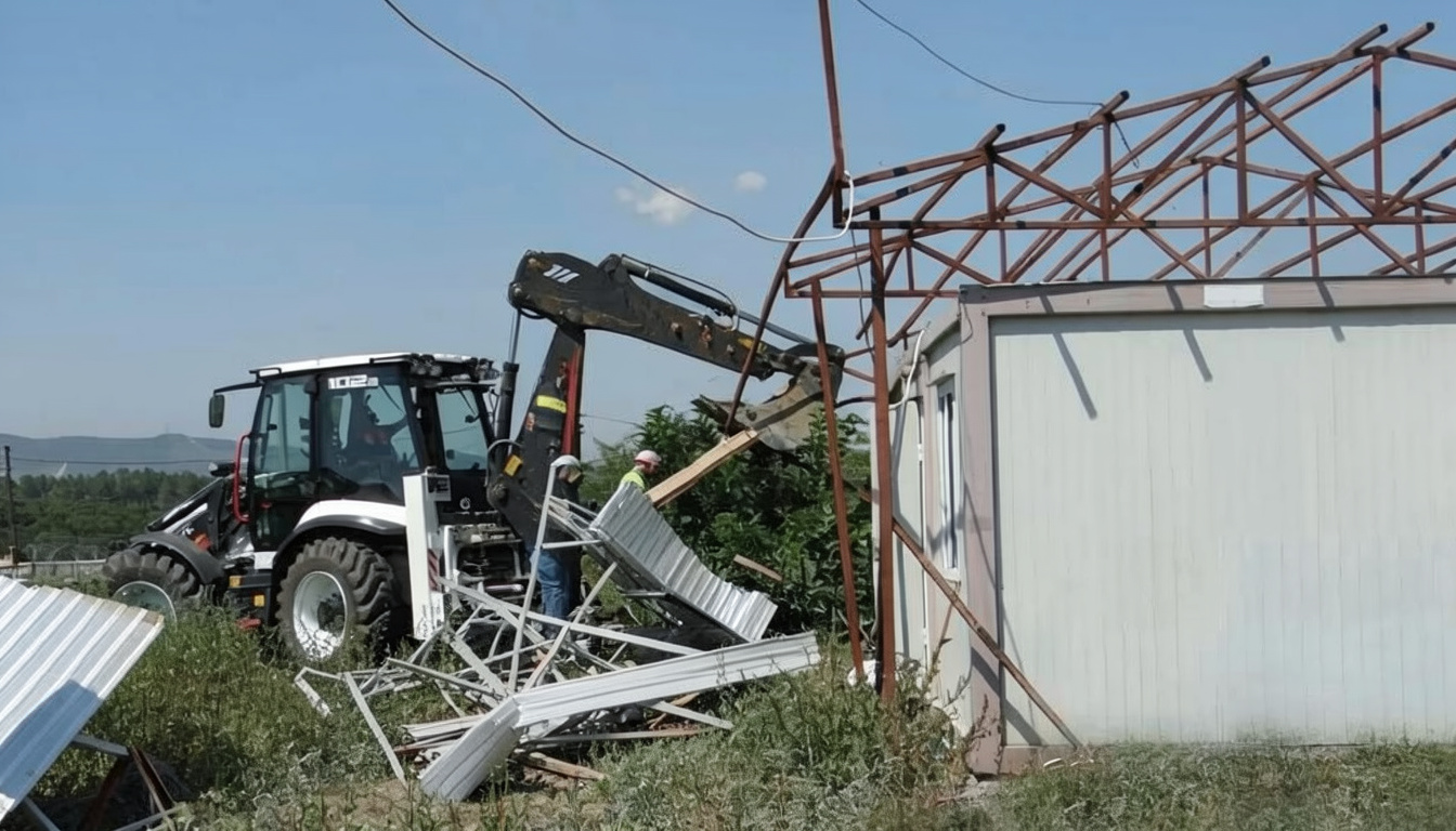 İSKİ, Ömerli Havzası'nda mevzuata aykırı 59 yapıyı yıktı