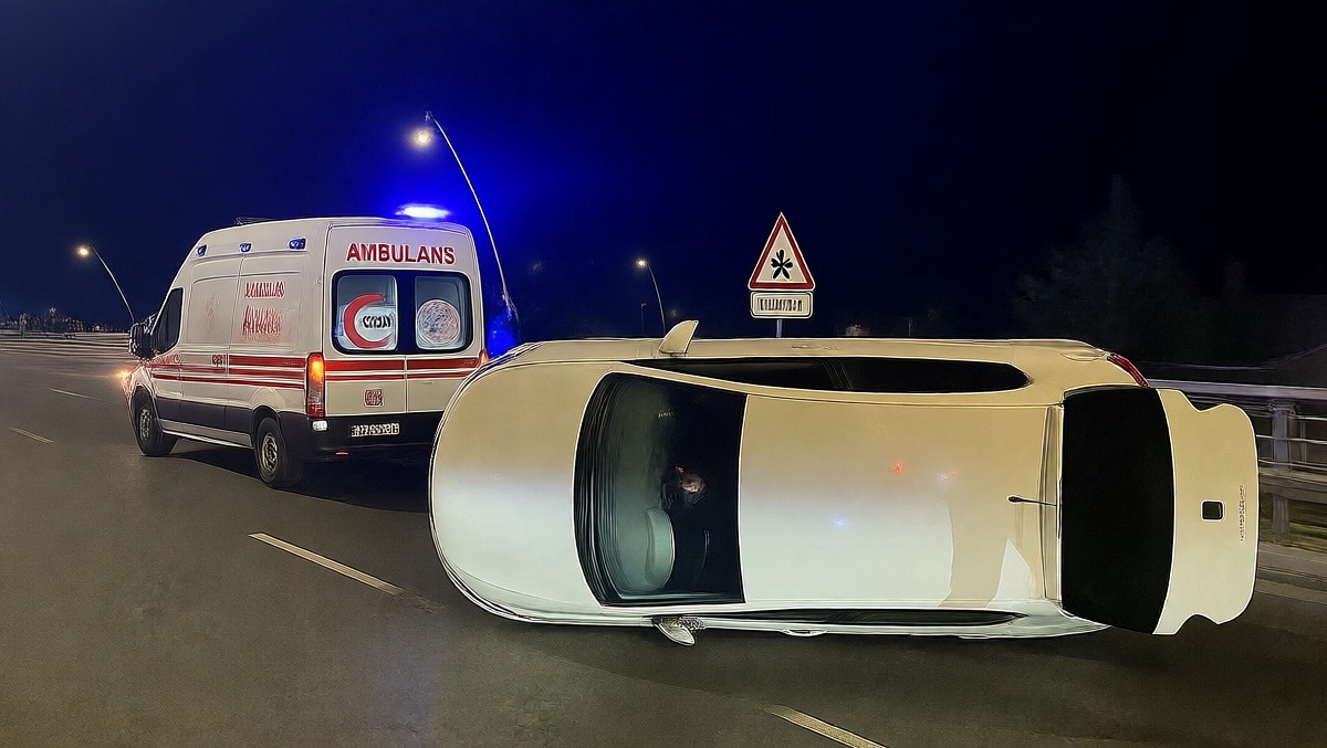 Kayseri'de iki otomobilin çarpıştığı kazada bir kişi yaralandı