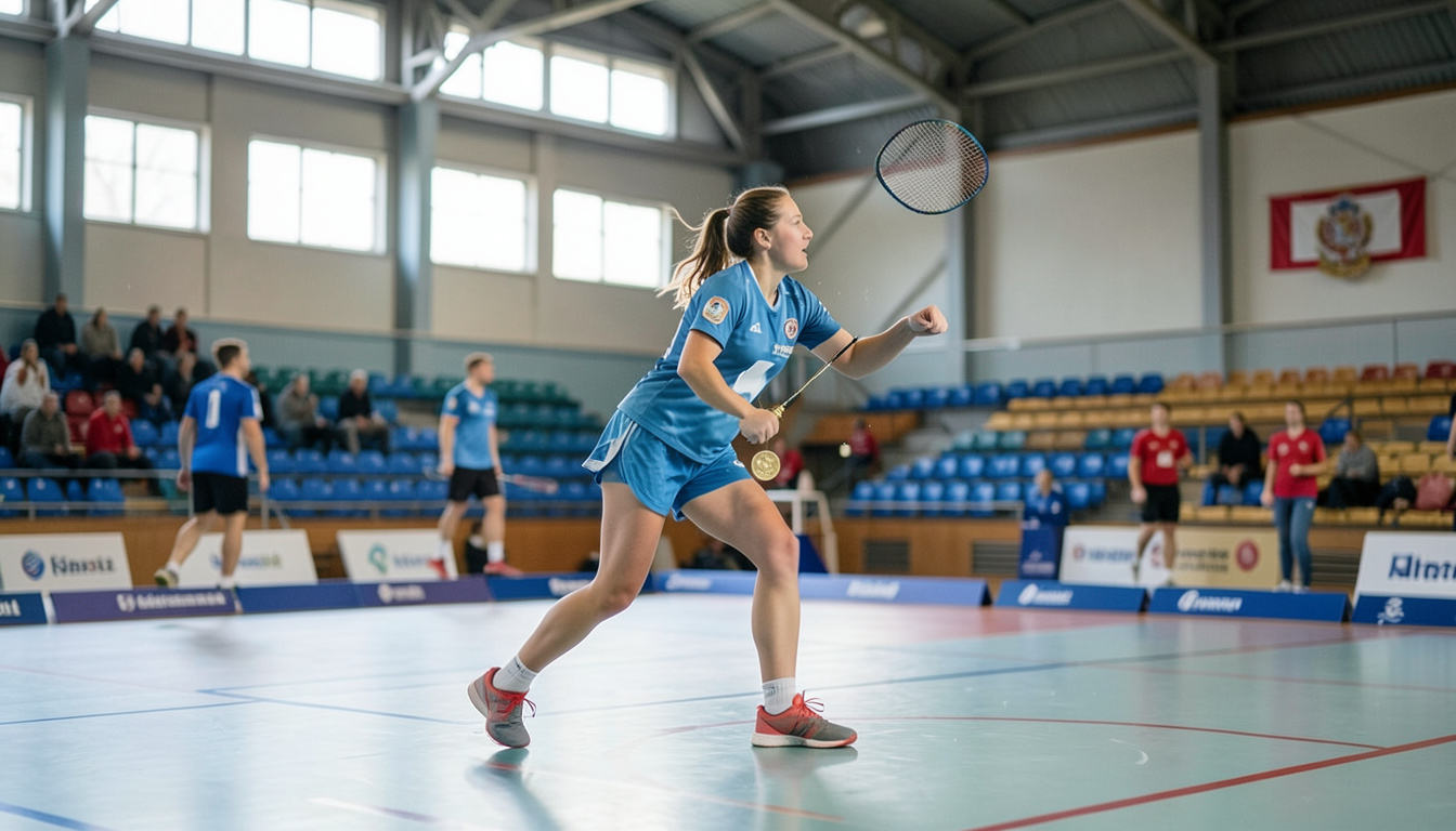 Milli badmintoncu Beren Su Ulus Avrupa ikincisi oldu