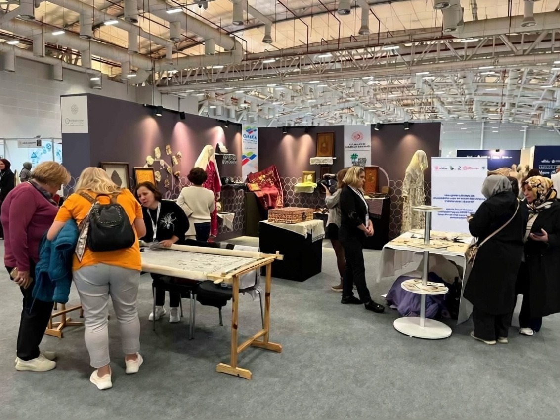 Balıkesir'in geleneksel el sanatları CRAFTİSTANBUL fuarında sergilendi
