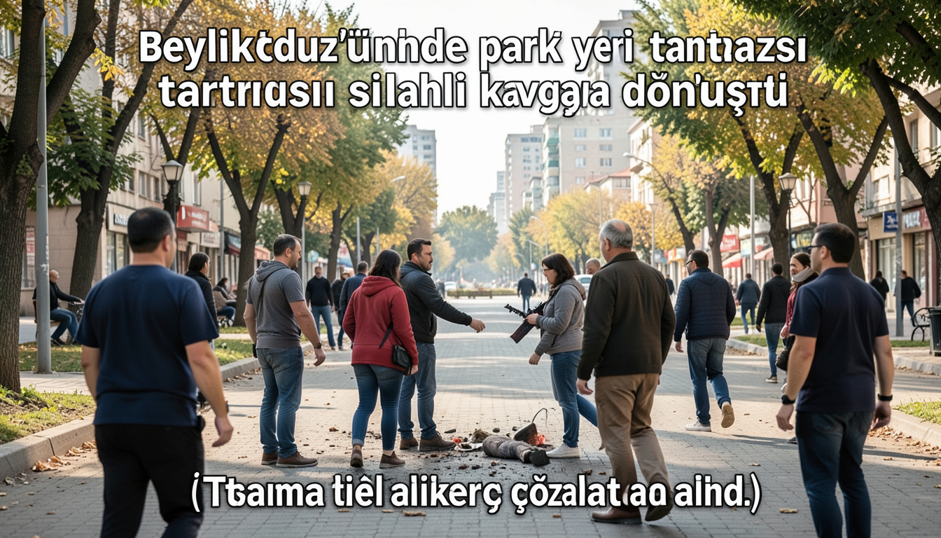 Beylikdüzü'nde park yeri tartışması silahlı kavgaya dönüştü