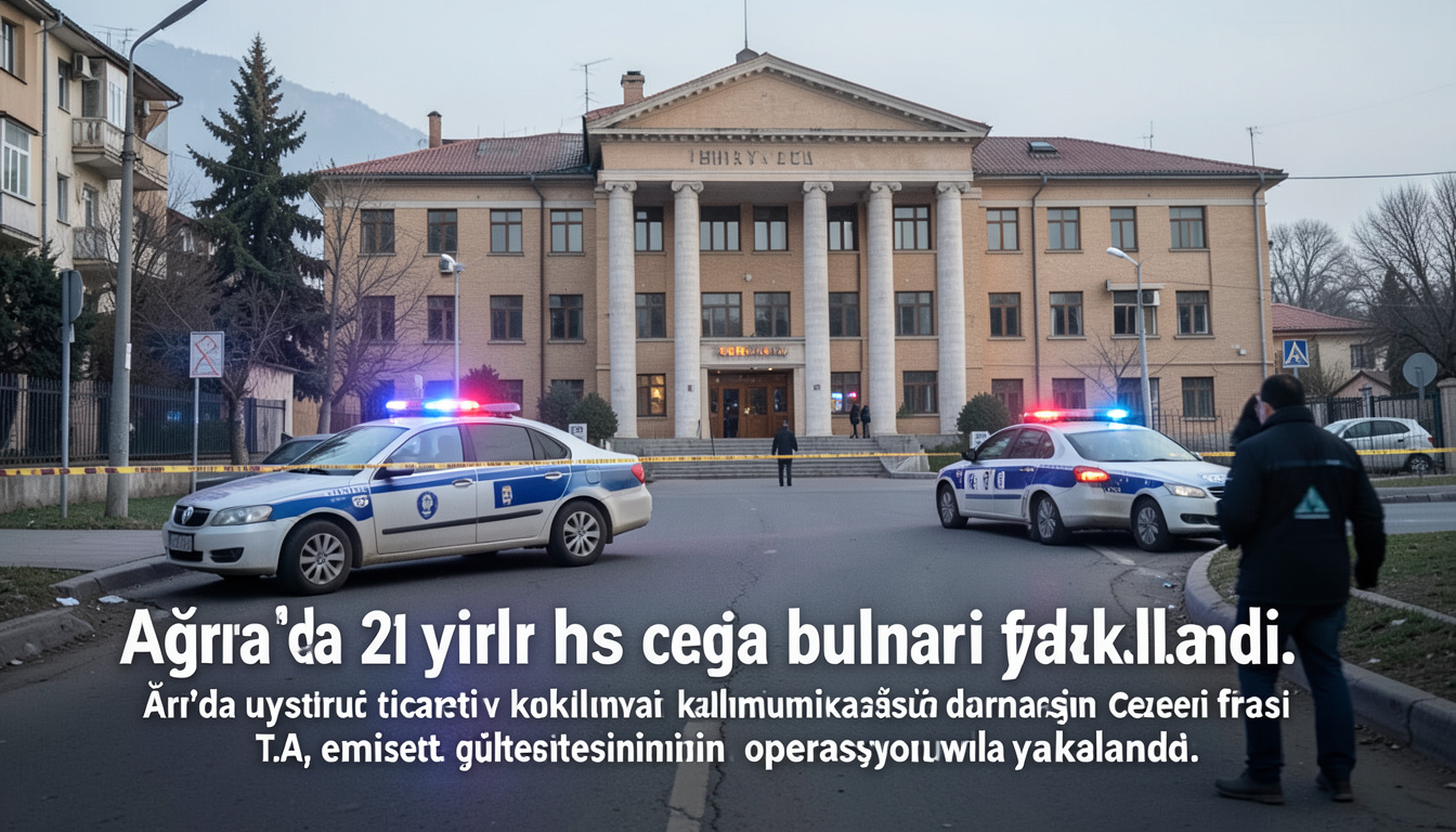 Ağrı'da 21 yıl hapis cezası bulunan firari yakalandı