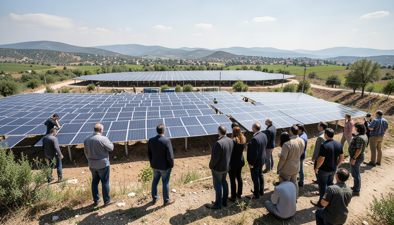 Diyarbakır Lice'de planlanan güneş enerji santraline karşı eylem yapıldı