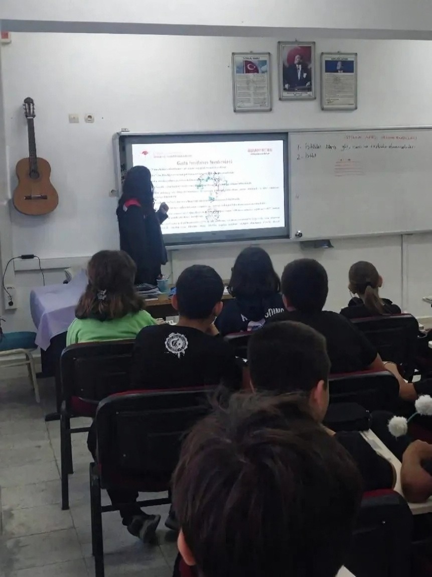Söke'de ortaokul öğrencilerine gıda israfını önleme eğitimi verildi