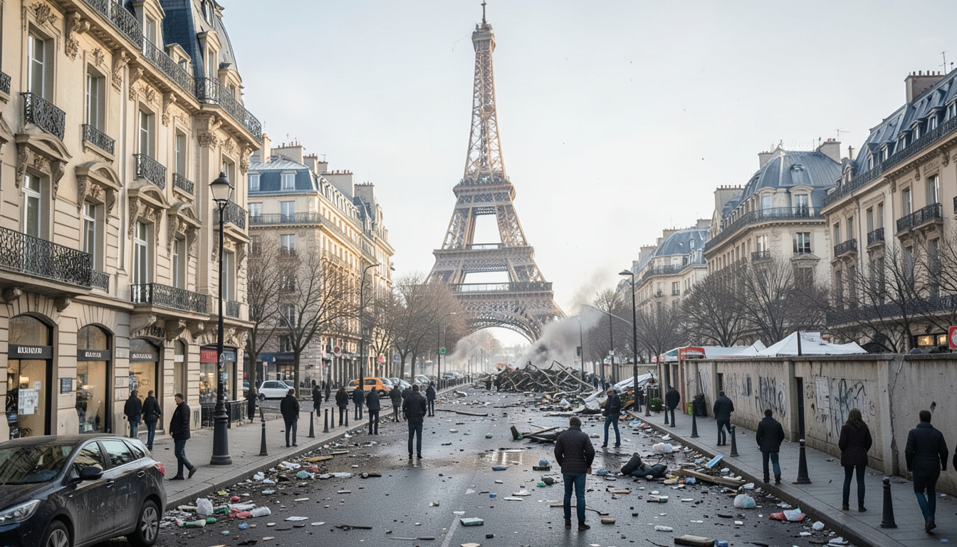 Paris'teki protestolar sonrası lüks mağazalarda büyük tahribat