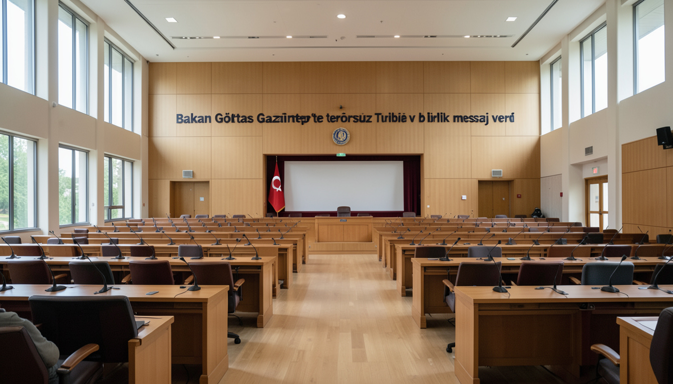 Bakan Göktaş Gaziantep'te terörsüz Türkiye ve birlik mesajı verdi