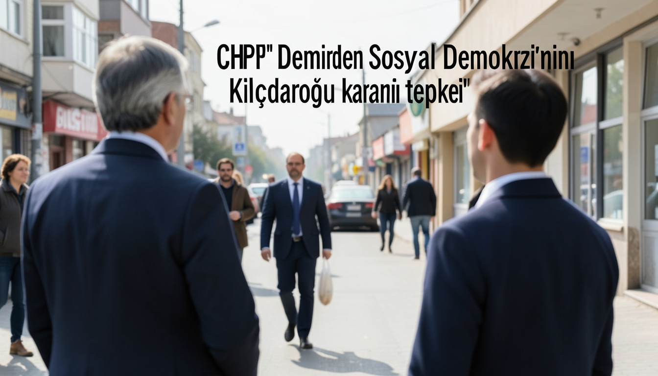 CHP'li Demir'den Sosyal Demokrasi Derneği'nin Kılıçdaroğlu kararına tepki