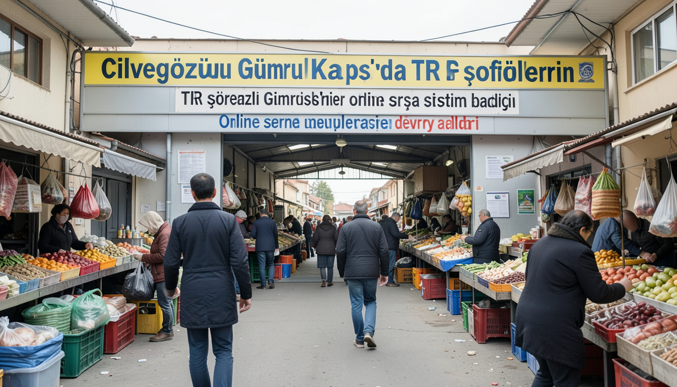 Cilvegözü Gümrük Kapısı'nda TIR şoförleri için online sıra sistemi başladı