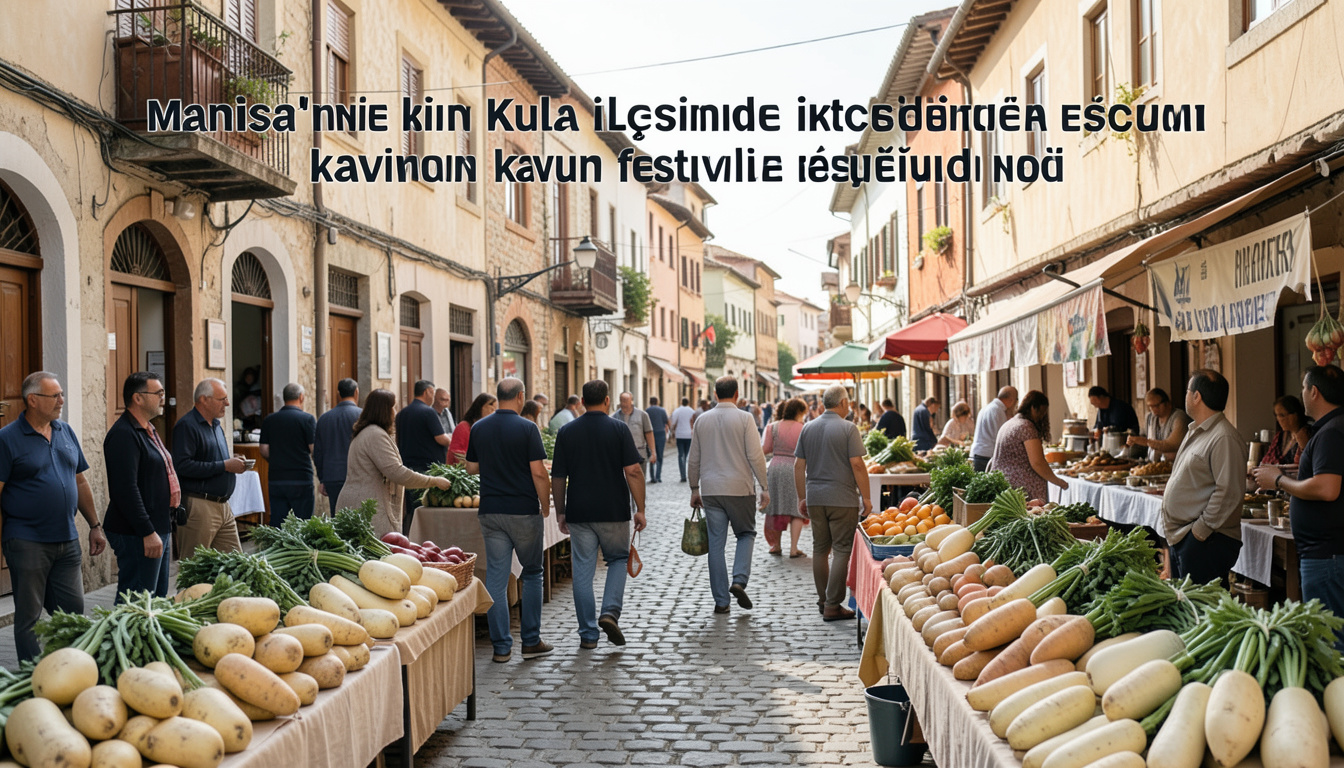 Manisa'nın Kula ilçesinde ikinci kavun festivali düzenlendi
