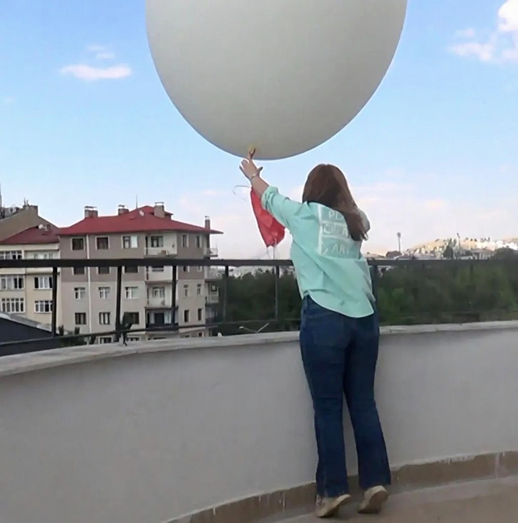 Erzurum'da hava tahminleri için her gün iki kez meteorolojik balon uçuruluyor