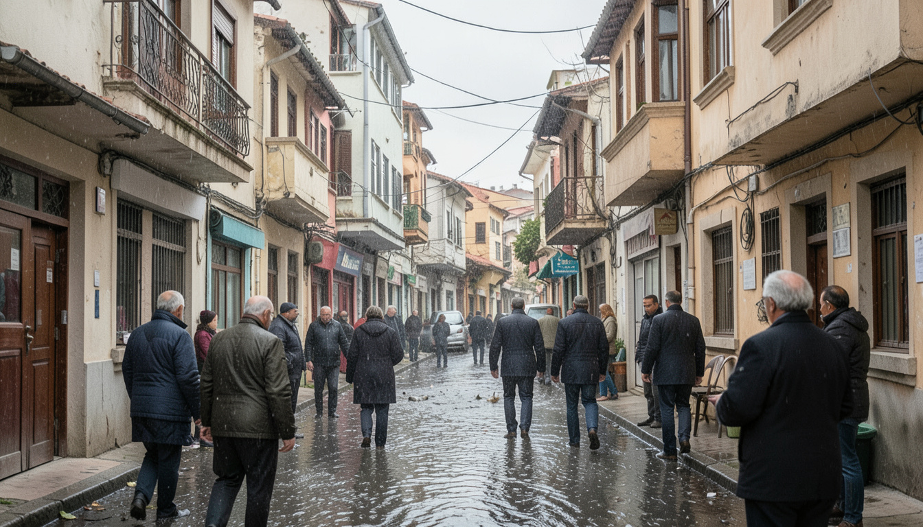 Beykoz'da su basan evde mahsur kalan yaşlı vatandaş kurtarıldı