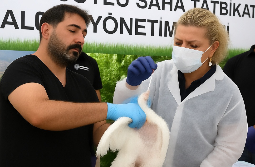 Elazığ'da kuş gribine karşı uygulamalı saha tatbikatı yapıldı