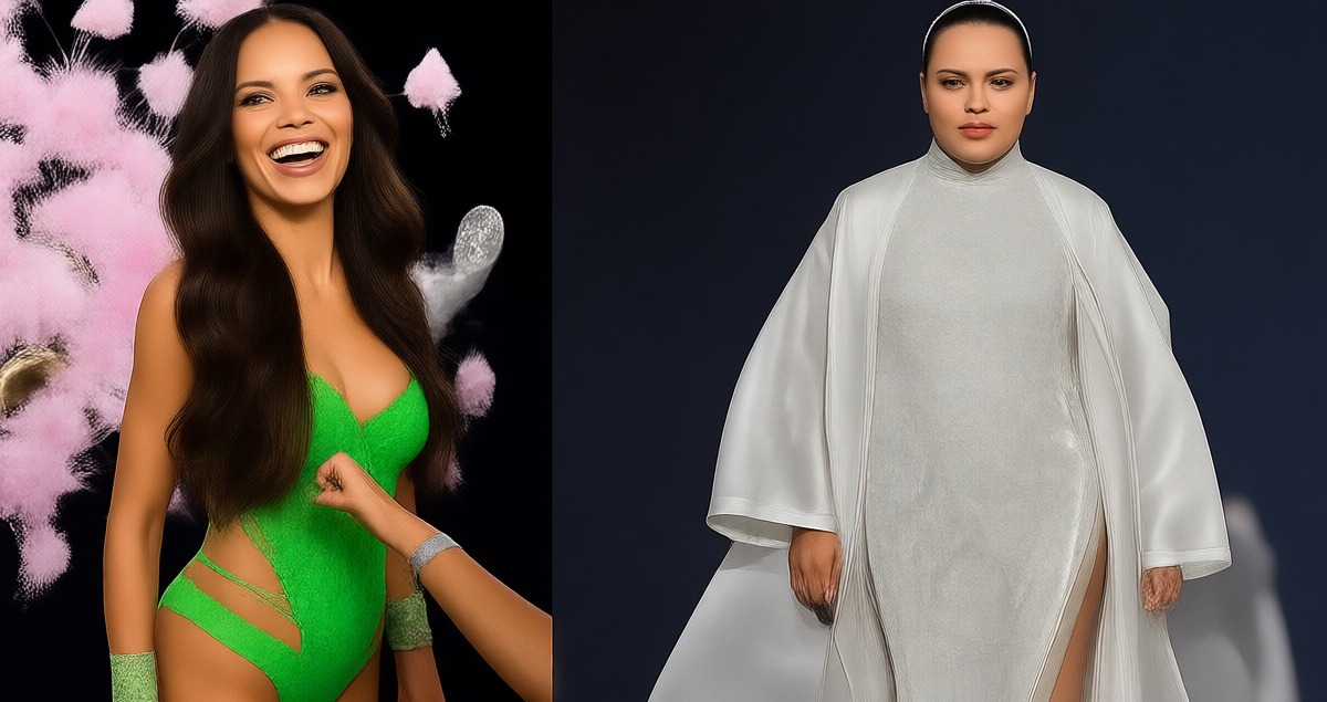 Adriana Lima'nın defiledeki görüntüsü kilo değişim tartışmalarını başlattı