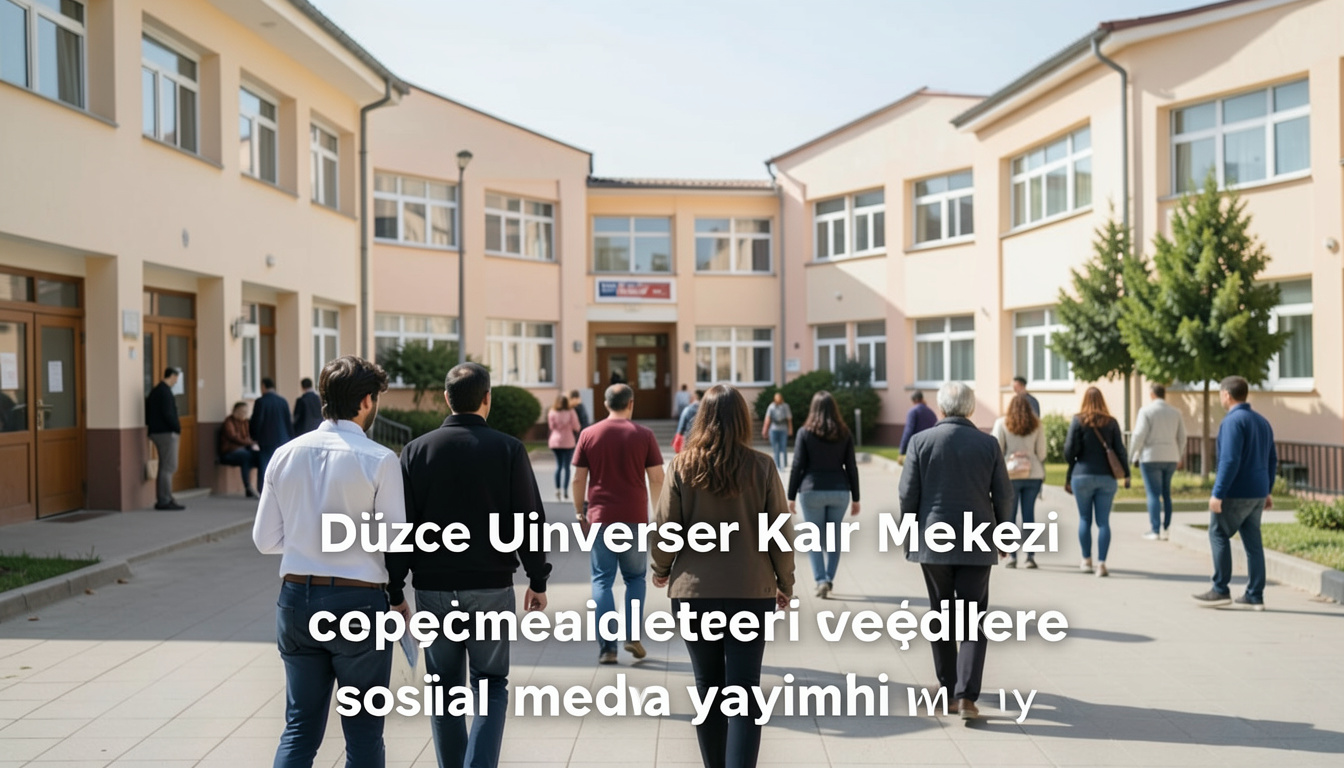 Düzce Üniversitesi Kariyer Merkezi öğrencilere yönelik sosyal medya yayını yaptı