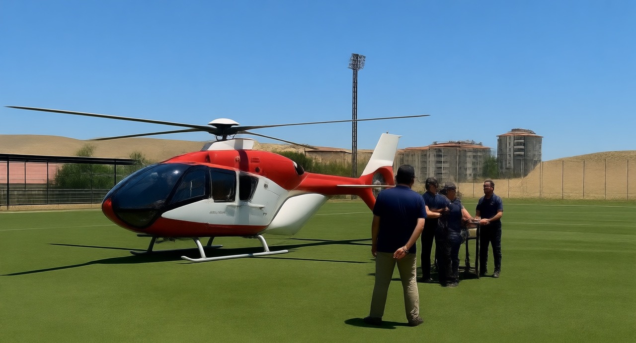 Alerjik rahatsızlığı olan 80 yaşındaki hasta hava ambulansıyla sevk edildi