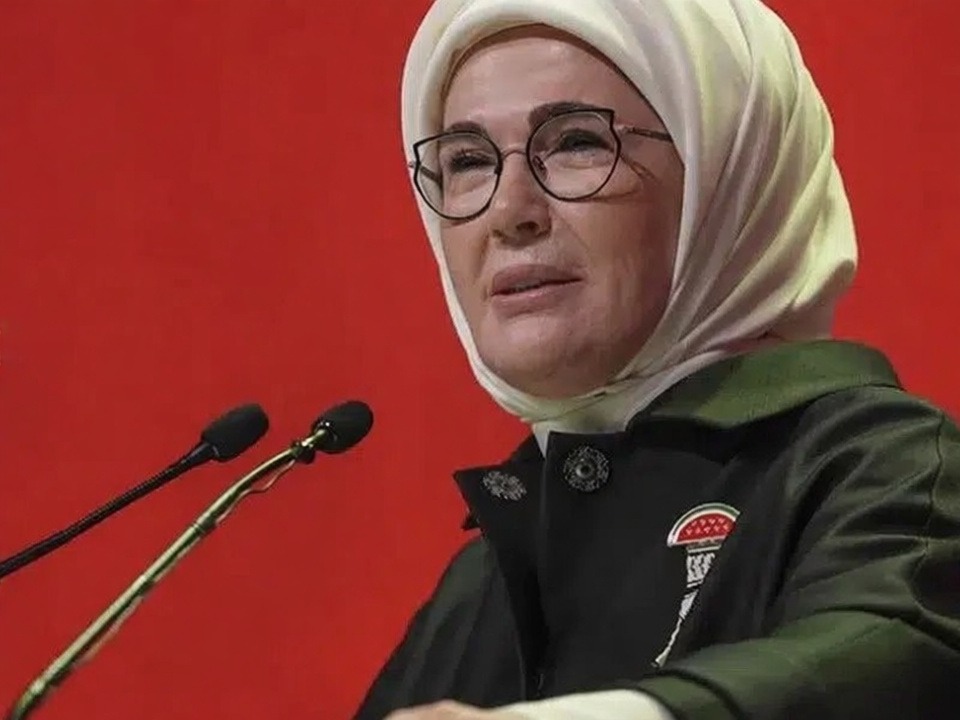 Emine Erdoğan'dan Gazze'deki saldırılara yönelik videolu paylaşım
