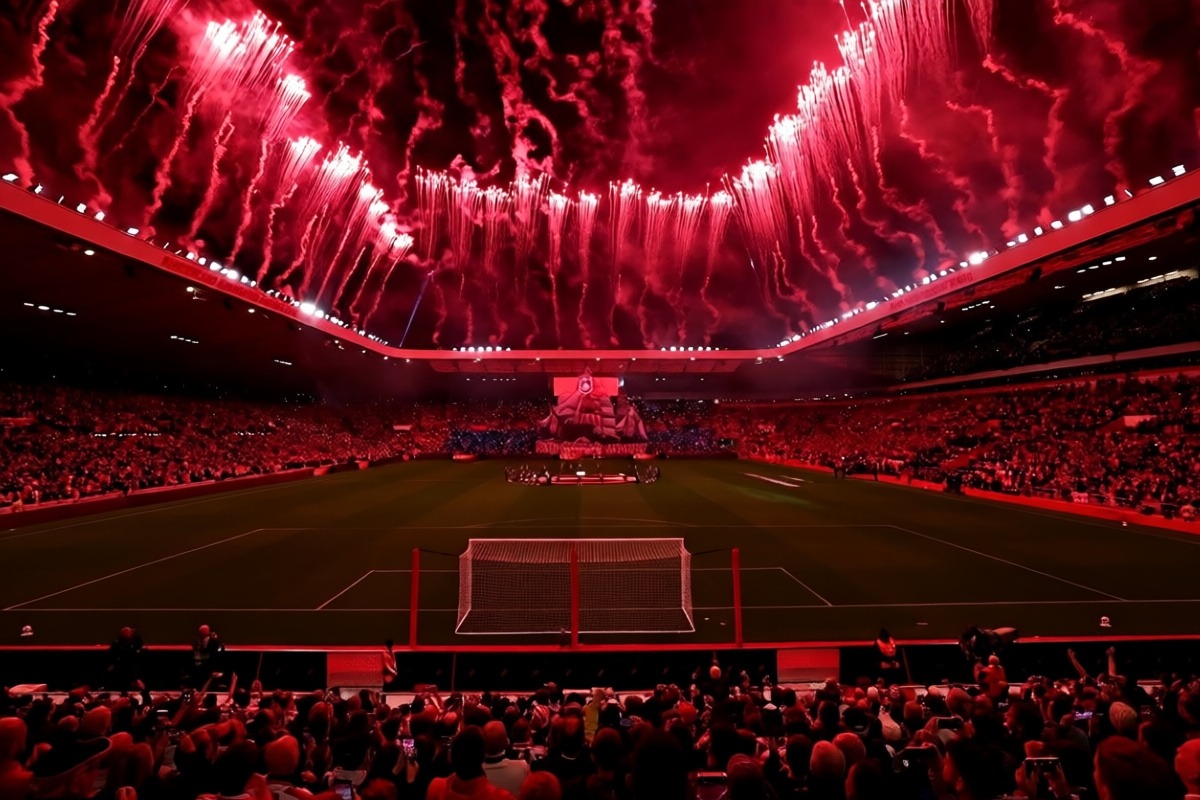 Sunderland taraftarları Avrupa kupaları dönüşünü koreografiyle kutladı