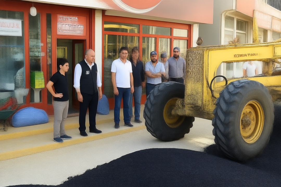 Alaca Belediyesi ilçe genelinde sıcak asfalt çalışmalarını sürdürüyor