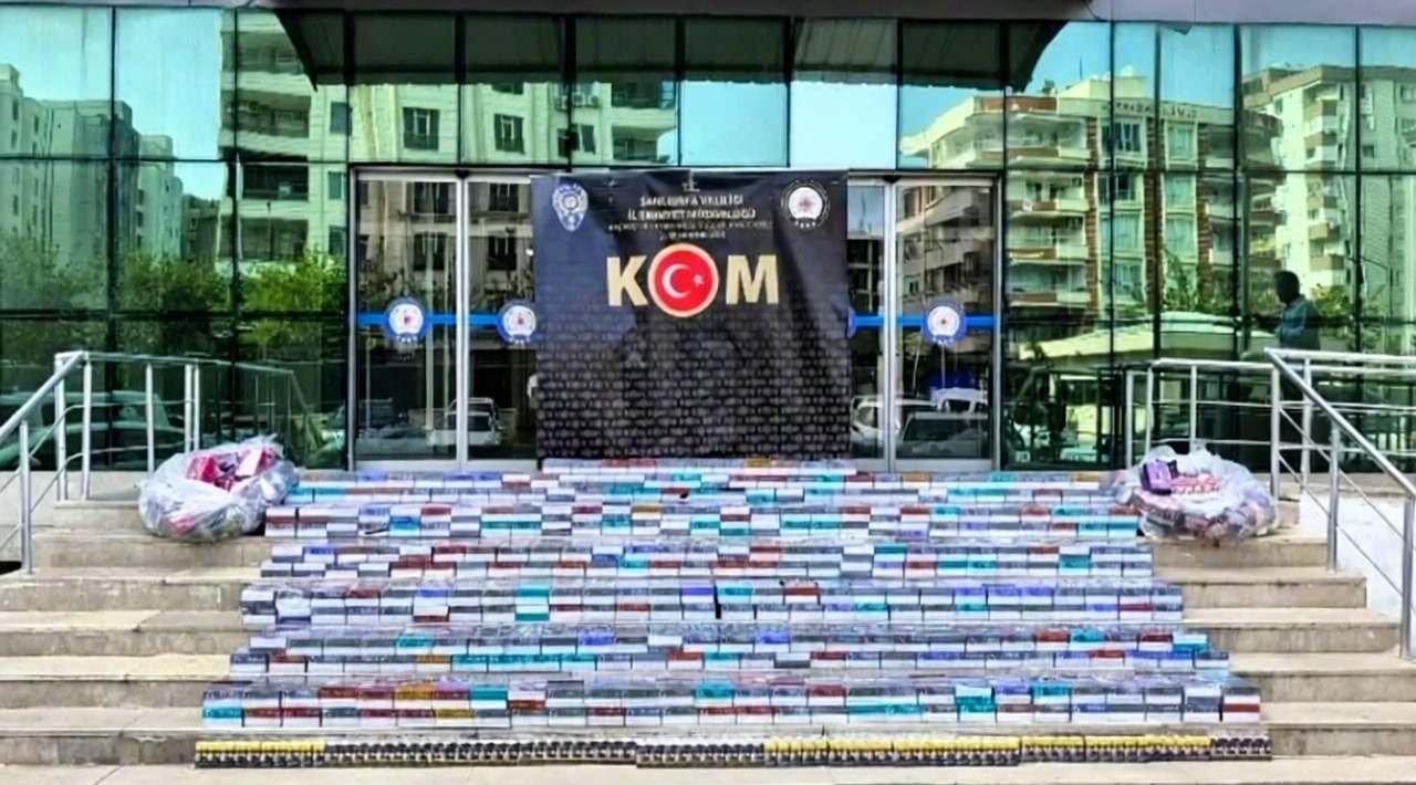 Şanlıurfa'da 10 milyon lira değerinde kaçak ürün ele geçirildi