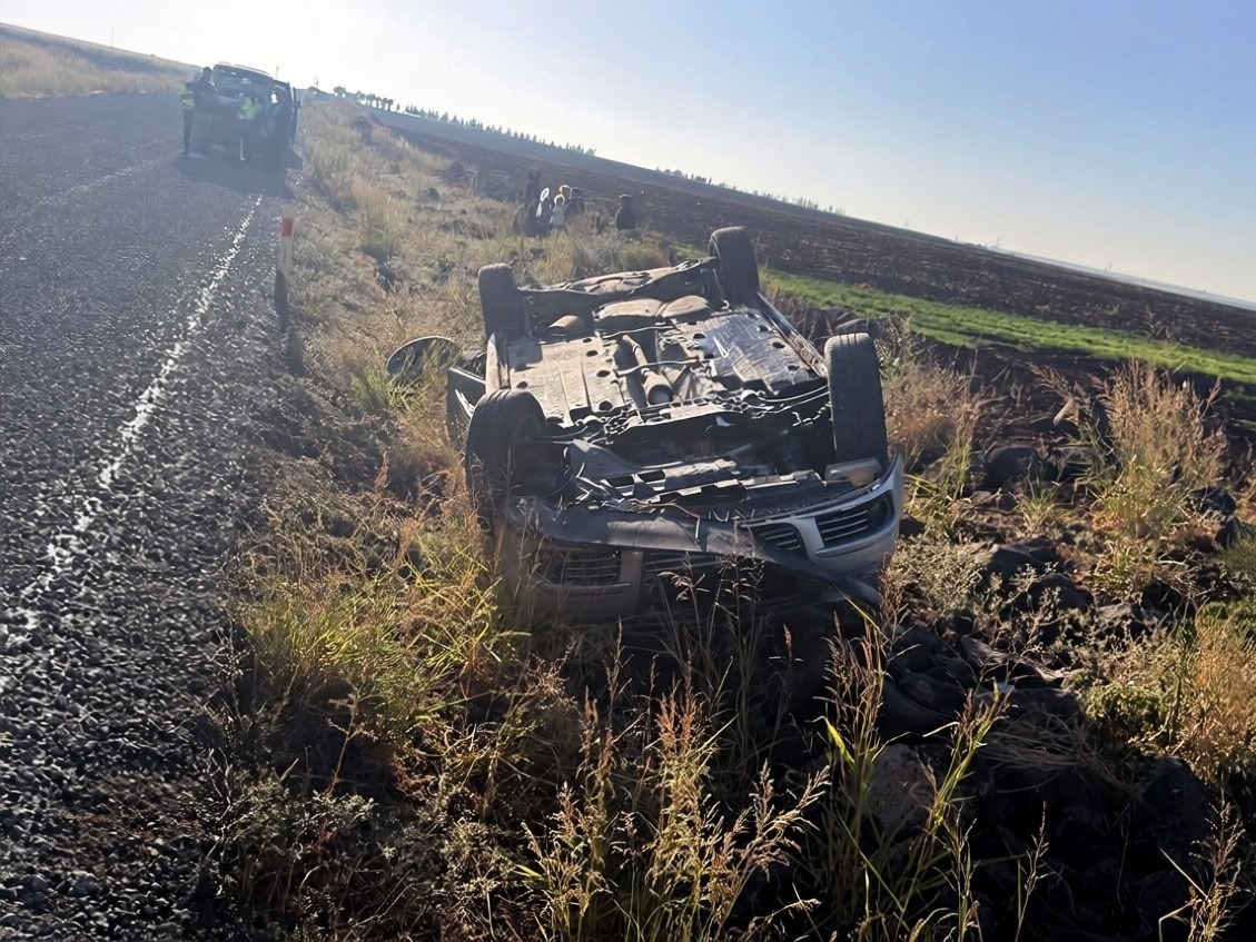 Şanlıurfa'da otomobil şarampole devrildi: 4 yaralı