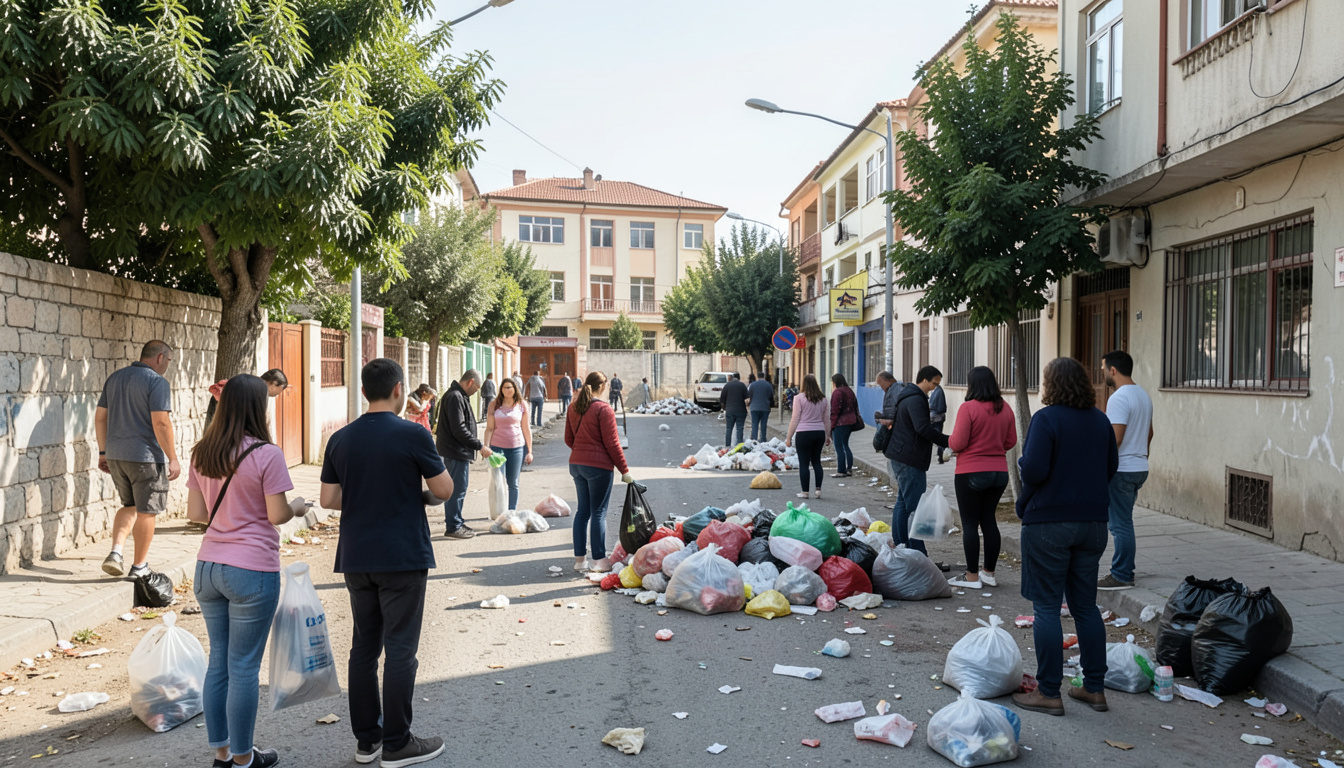 Kozan'da ilkokul öğrencileri sıfır atık için çevre temizliği yaptı