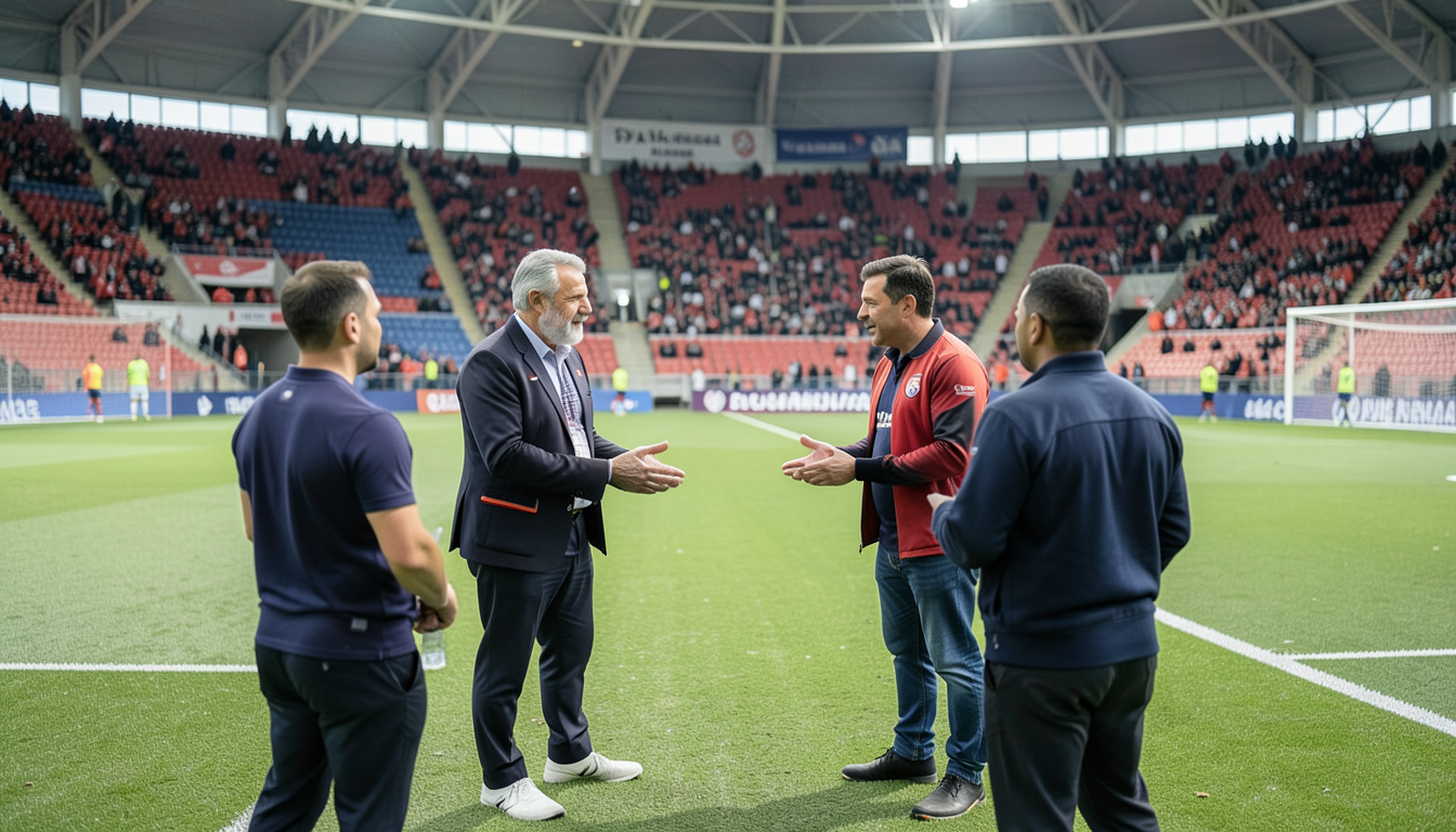Aziz Yıldırım ile Bakan Bak arasında ayakkabı diyaloğu yaşandı