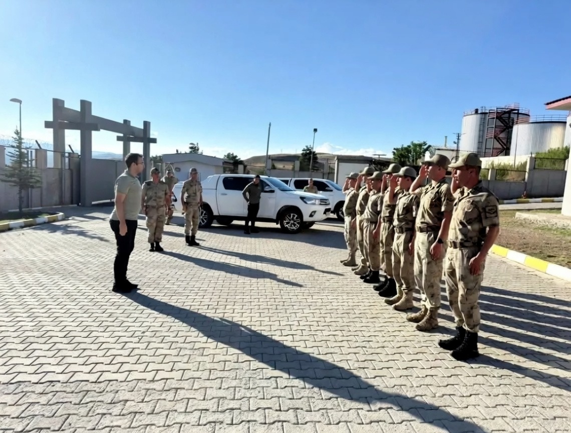 Kaymakam Taşkıran'dan Çavuşköy Jandarma Karakoluna ziyaret