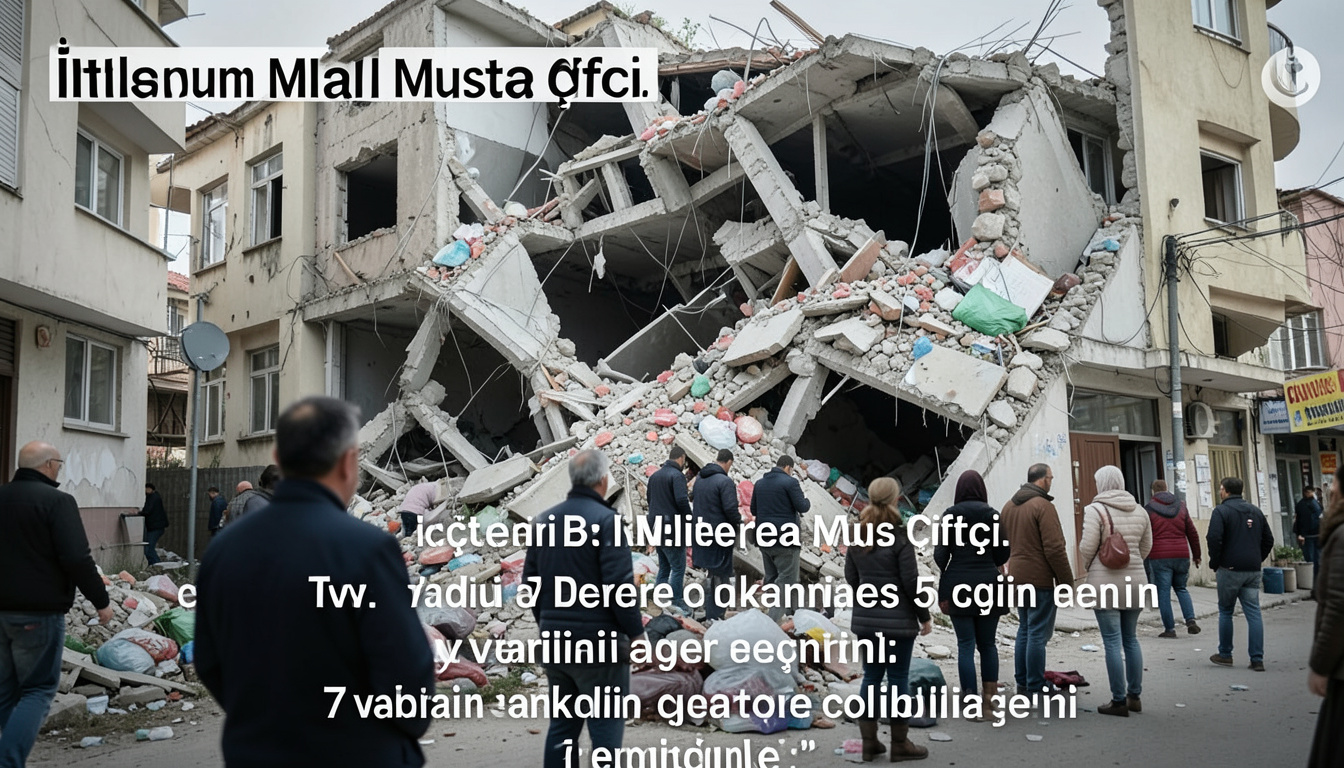 İstanbul Maltepe'de çöken binada 7 kişinin enkaz altında olduğu değerlendiriliyor