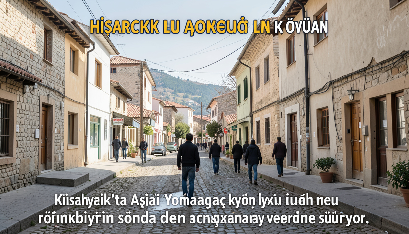 Hisarcık'ta Aşağı Yoncaağaç köyünün su ihtiyacı için sondaj çalışmaları sürüyor