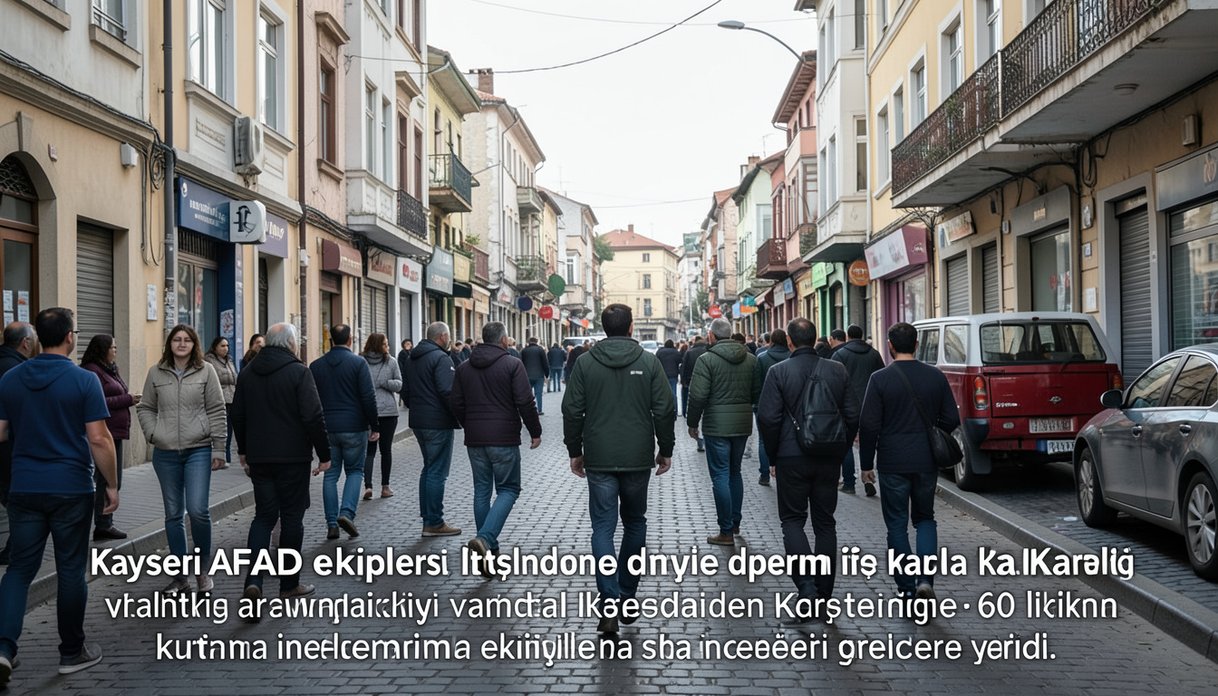 Kayseri AFAD ekipleri İstanbul depremi hazırlığı için Kartal'da inceleme yaptı