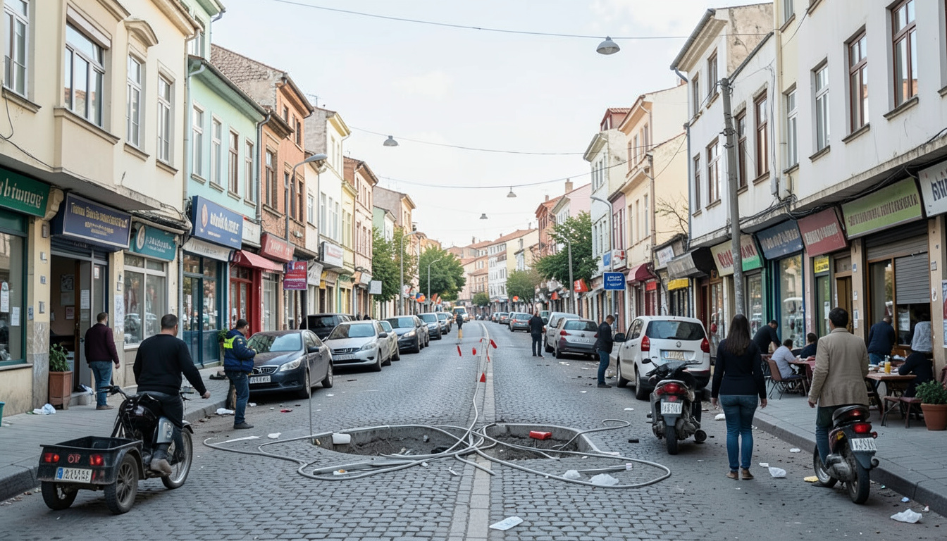 Terme Belediyesi Fenk Mahallesi'nde altyapı ve üstyapı çalışmalarını başlattı