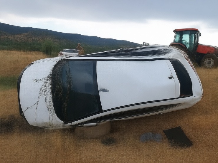 Bingöl'de otomobilin şarampole yuvarlanması sonucu 4 kişi yaralandı