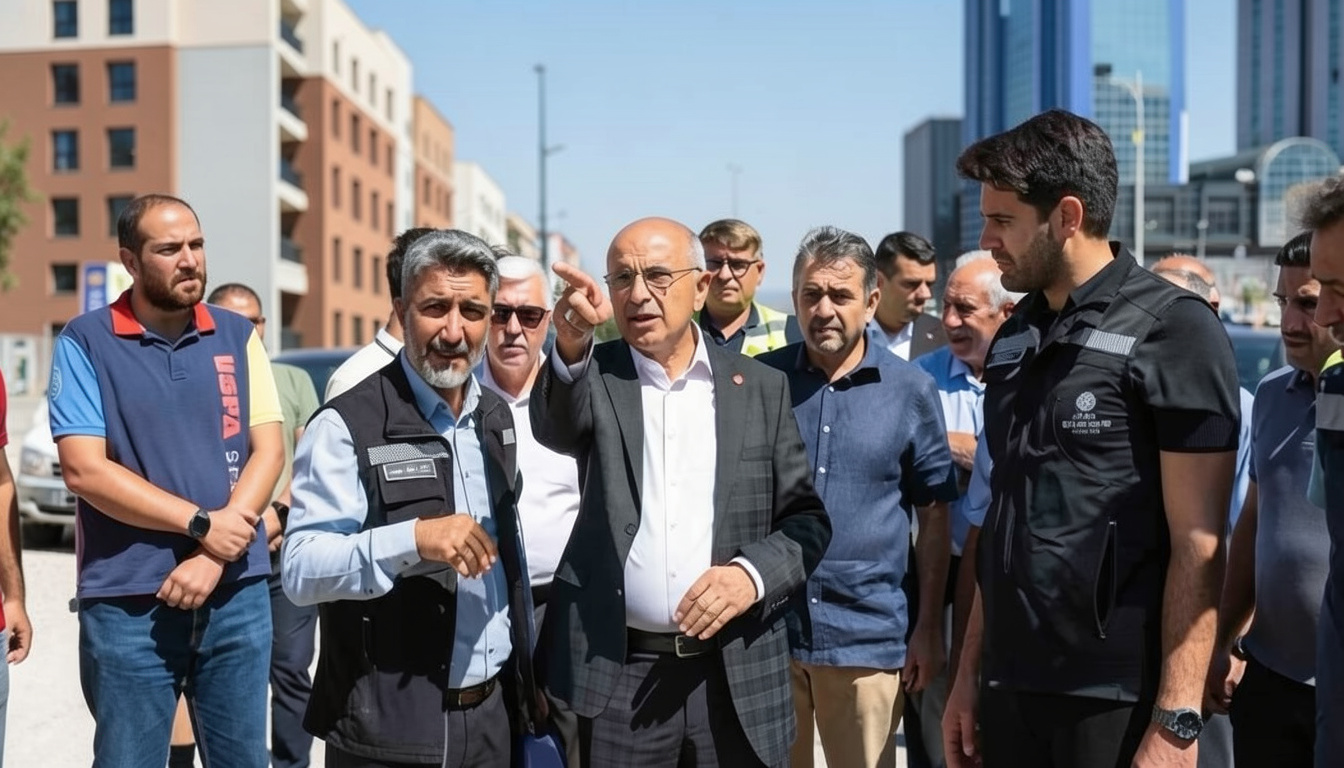 Malatya Akpınar ve Halfettin bölgesinde altyapı çalışmaları tamamlanıyor